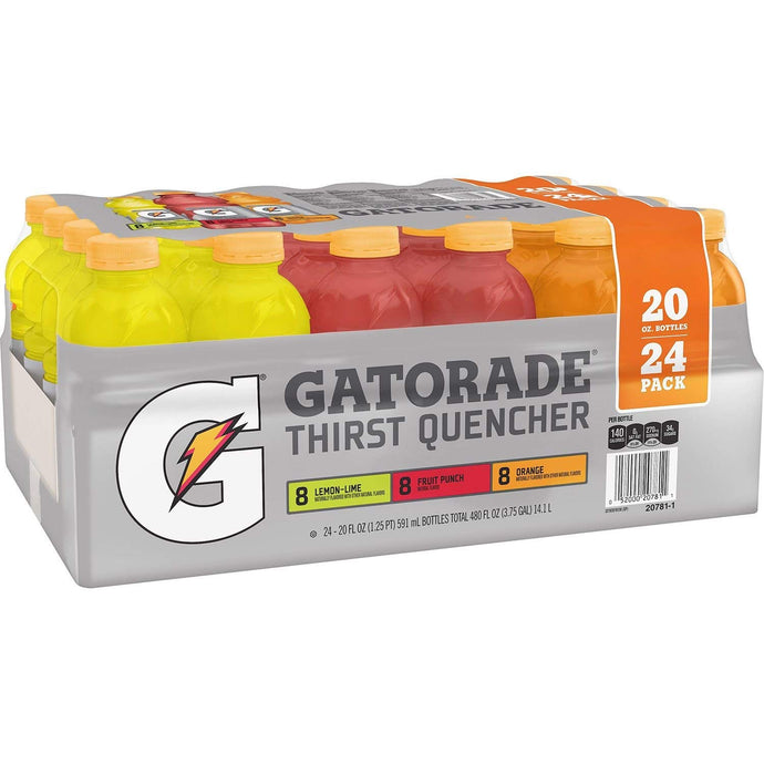 GATORADE ASSORTED PACK 24/20oz