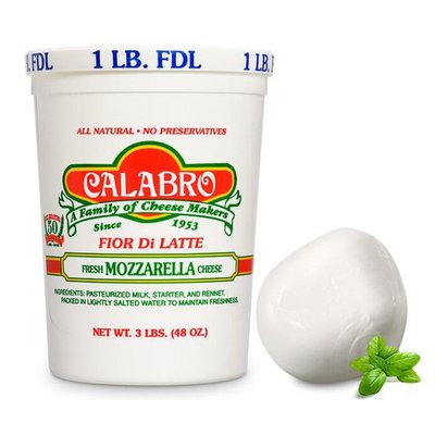 FRESH MOZZARELLA IN WATER 3-1lb BUCKET