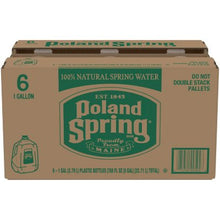 Load image into Gallery viewer, POLAND SPRING WATER PLASTIC 40/16.9oz -6/1 GALLON (TAX AND DEPOSIT INCLUDED)
